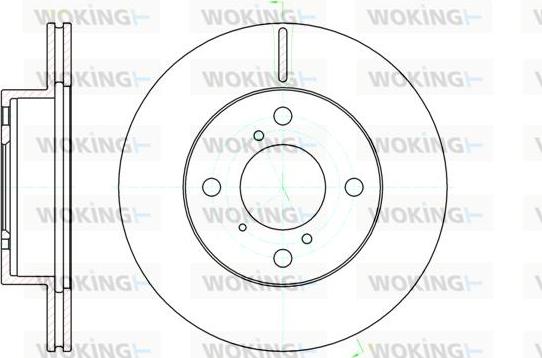 Woking D61104.10 - Jarrulevy inparts.fi