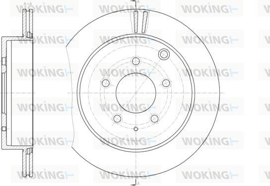 Woking D61882.10 - Jarrulevy inparts.fi