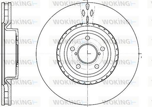 Woking D61341.10 - Jarrulevy inparts.fi