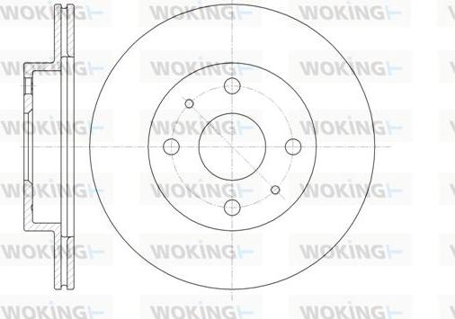 Woking D61355.10 - Jarrulevy inparts.fi