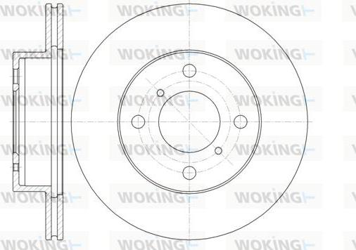 Woking D61353.10 - Jarrulevy inparts.fi