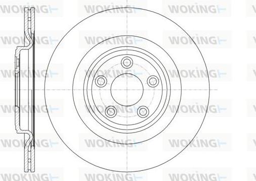 Woking D61375.10 - Jarrulevy inparts.fi