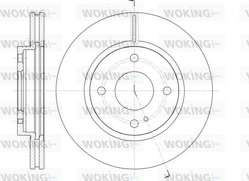 Woking D61299.10 - Jarrulevy inparts.fi