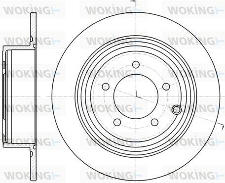 Woking D61290.00 - Jarrulevy inparts.fi