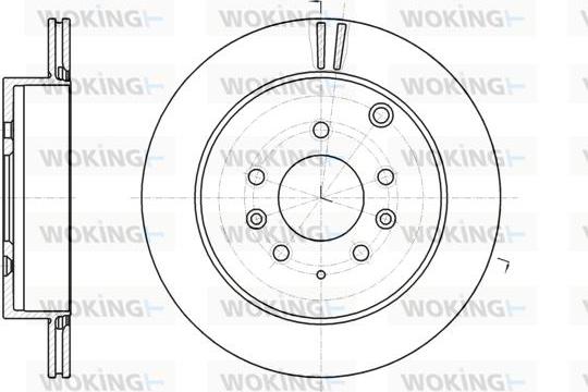 Woking D61237.10 - Jarrulevy inparts.fi