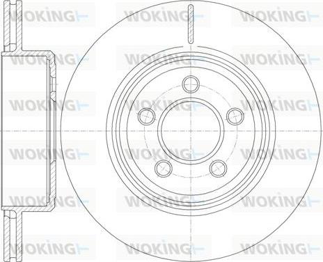 Woking D61270.10 - Jarrulevy inparts.fi