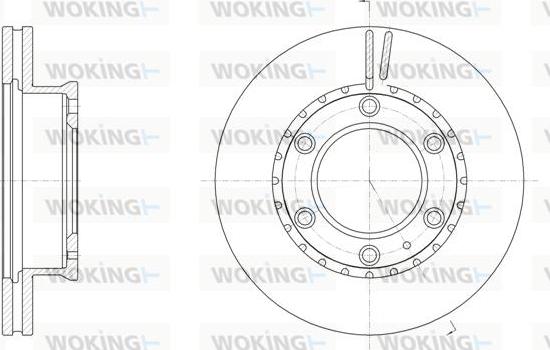 Woking D61706.10 - Jarrulevy inparts.fi