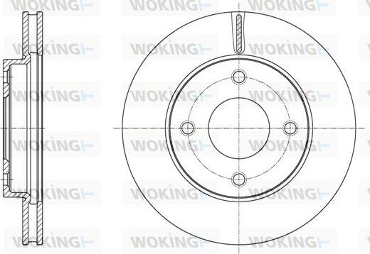 Kavo Parts BR-6857-C - Jarrulevy inparts.fi