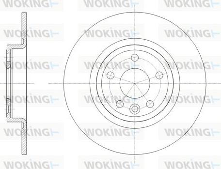 Woking D61785.00 - Jarrulevy inparts.fi