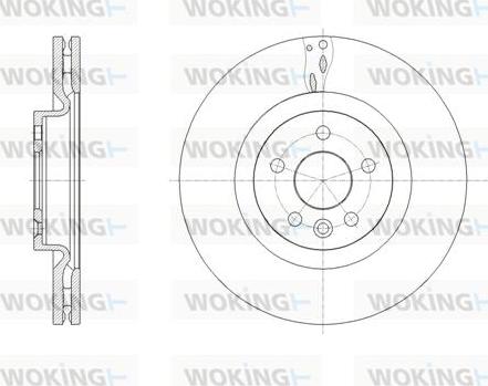 Woking D61786.10 - Jarrulevy inparts.fi