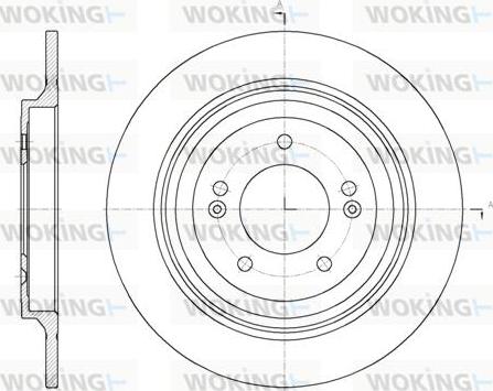 Woking D61780.00 - Jarrulevy inparts.fi