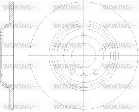 Woking D61771.00 - Jarrulevy inparts.fi