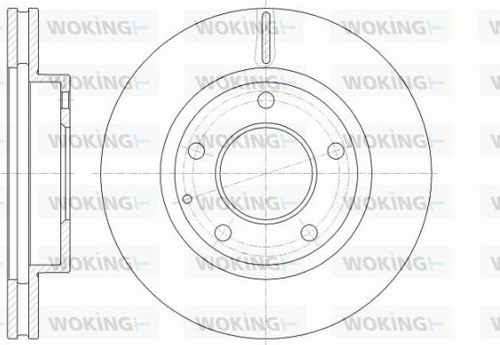 Woking D6841.10 - Jarrulevy inparts.fi