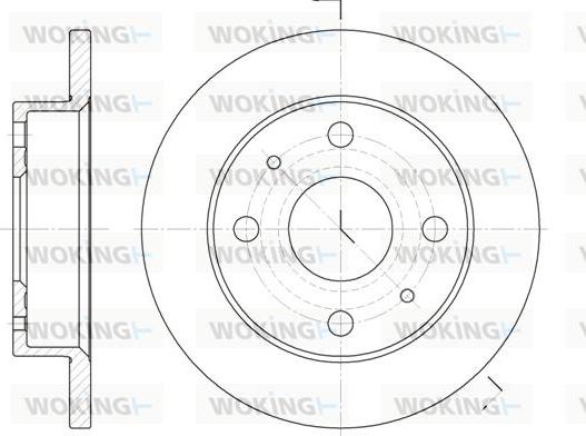 BOSCH 0 986 AB5 122 - Jarrulevy inparts.fi