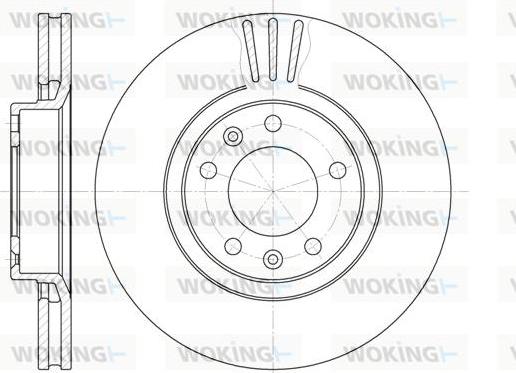 Woking D6307.10 - Jarrulevy inparts.fi