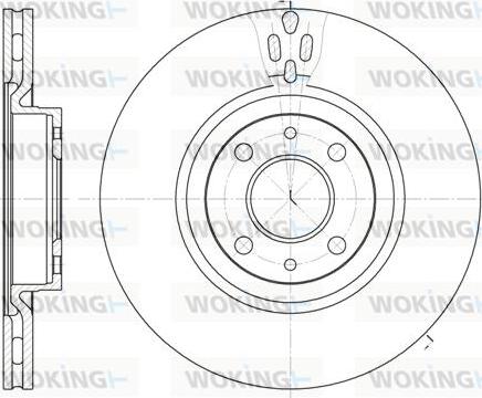 Woking D6316.11 - Jarrulevy inparts.fi