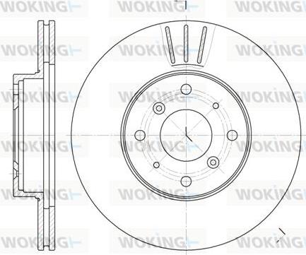 Woking D6322.10 - Jarrulevy inparts.fi