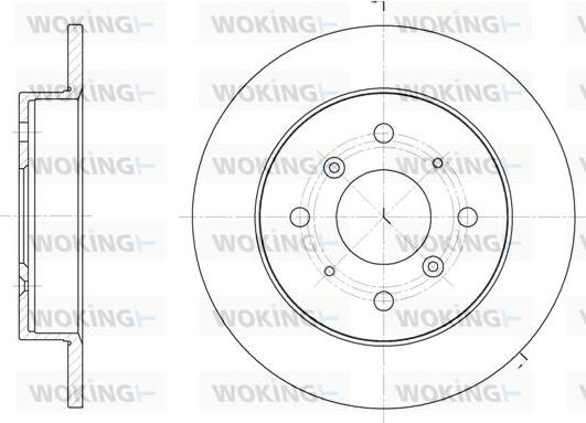 Woking D6208.00 - Jarrulevy inparts.fi