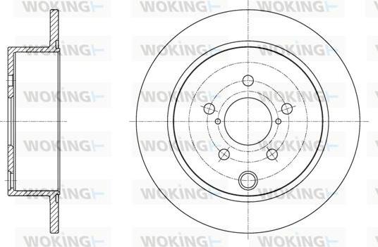 Woking D62034.00 - Jarrulevy inparts.fi