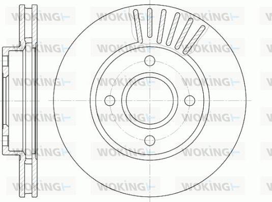 Woking D6211.10 - Jarrulevy inparts.fi