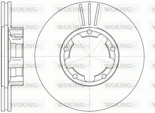 Woking D6234.11 - Jarrulevy inparts.fi