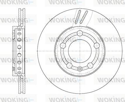 Woking D6709.10 - Jarrulevy inparts.fi