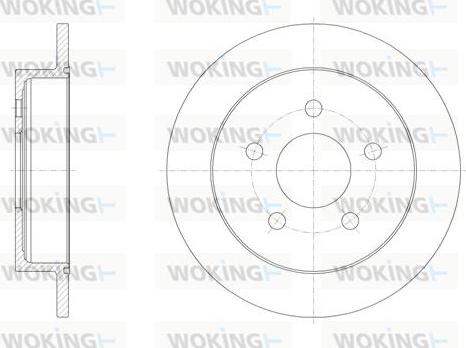 Woking D6719.00 - Jarrulevy inparts.fi