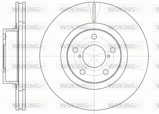 Woking D6715.10 - Jarrulevy inparts.fi