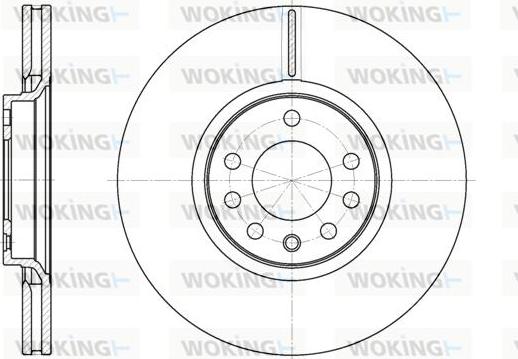 Woking D6729.10 - Jarrulevy inparts.fi