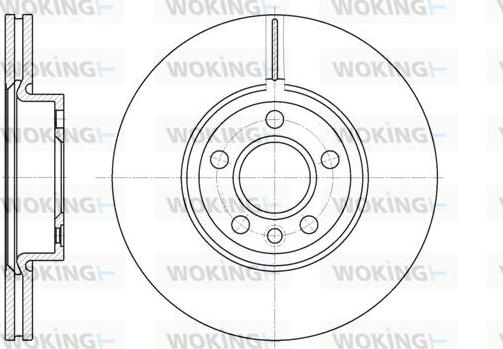 Woking D6728.10 - Jarrulevy inparts.fi