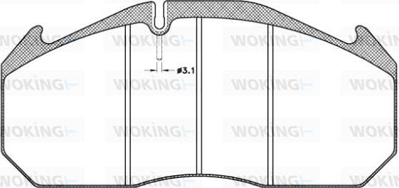 Woking JSA 4063.10 - Jarrupala, levyjarru inparts.fi