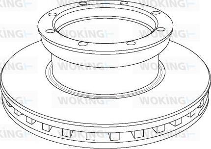 Woking NSA1054.20 - Jarrulevy inparts.fi