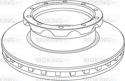 Woking NSA1050.20 - Jarrulevy inparts.fi