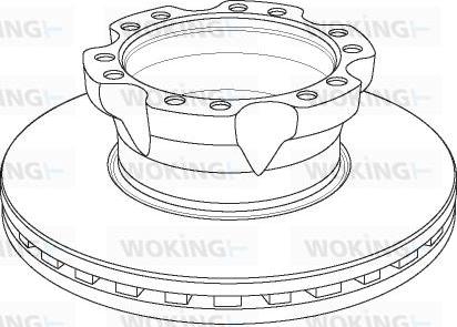 WABCO 12 999 813 - Jarrulevy inparts.fi