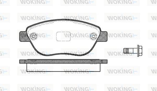 Woking P9593.10 - Jarrupala, levyjarru inparts.fi