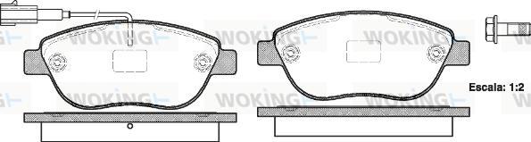 Woking P9593.11 - Jarrupala, levyjarru inparts.fi