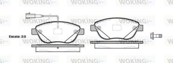 Woking P9593.12 - Jarrupala, levyjarru inparts.fi