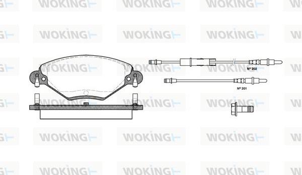 Woking P9283.04 - Jarrupala, levyjarru inparts.fi