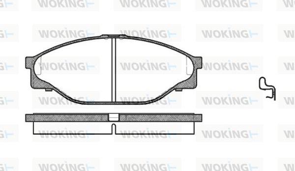 Woking P5123.20 - Jarrupala, levyjarru inparts.fi