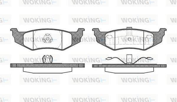 Woking P5823.40 - Jarrupala, levyjarru inparts.fi