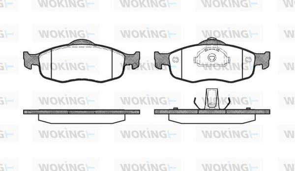 Woking P5323.00 - Jarrupala, levyjarru inparts.fi