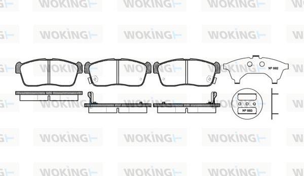 Woking P6243.02 - Jarrupala, levyjarru inparts.fi