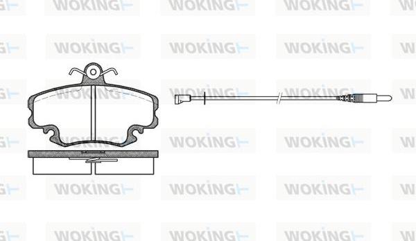 Woking P0413.32 - Jarrupala, levyjarru inparts.fi