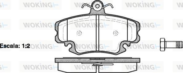 Woking P0413.20 - Jarrupala, levyjarru inparts.fi