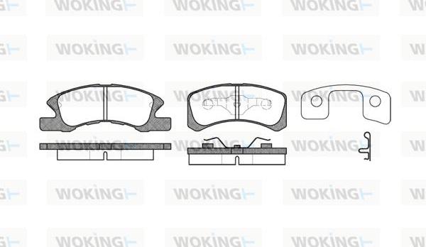 Woking P10113.02 - Jarrupala, levyjarru inparts.fi