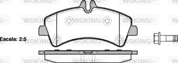 Woking P13473.00 - Jarrupala, levyjarru inparts.fi