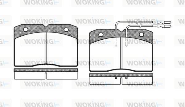 Woking P3113.04 - Jarrupala, levyjarru inparts.fi