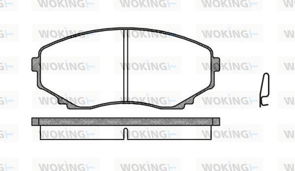 Woking P2973.00 - Jarrupala, levyjarru inparts.fi