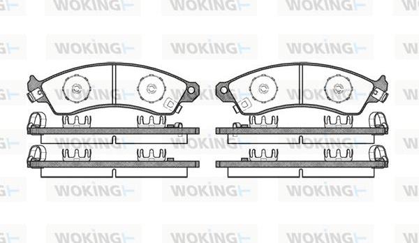 Woking P2343.02 - Jarrupala, levyjarru inparts.fi