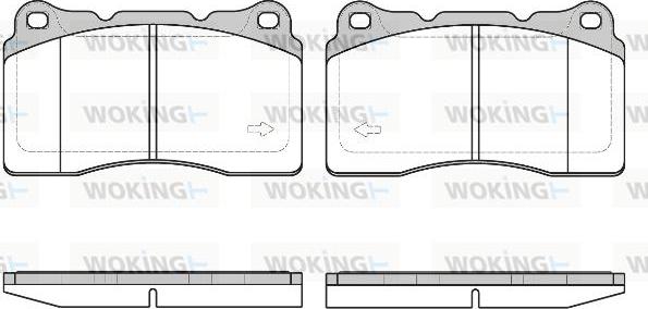 Woking P7663.40 - Jarrupala, levyjarru inparts.fi